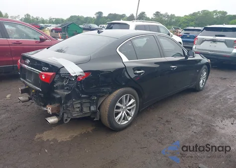 2014 Infiniti Q50 Premium from USA, damaged, VIN JN1BV7AR4EM695232